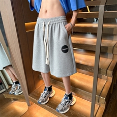 抖音品质夏季新款重磅男女休闲运动短裤HJY25-P45尺码M-3XL，男装休闲裤，星座808A-1