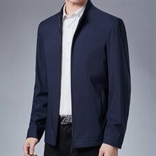 男士2023年春季新款时尚潮流外套中年商务休闲夹克百搭上衣男装，男装夹克，电商B212（原钱塘6029）