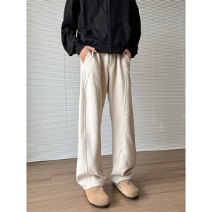 港风 直播弯刀裤休闲裤长裤纯棉卫裤A014-DY25096-P60控88图片