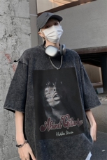 B239-1083-P38美式做旧个性人像宽松落肩袖青少年宽松短袖T恤男，男装T恤，星座514-2(原B239)