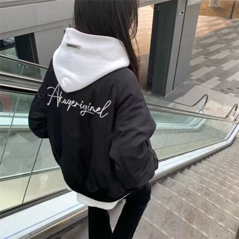 2025新款春秋常规款棒球服外套男女学生宽松休闲百搭情侣夹克上装,男装夹克,星座506A