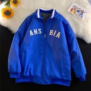 港风新品 反光宽松男士棉衣韩版百搭情侣棉服冬装外套G1030 P118图片