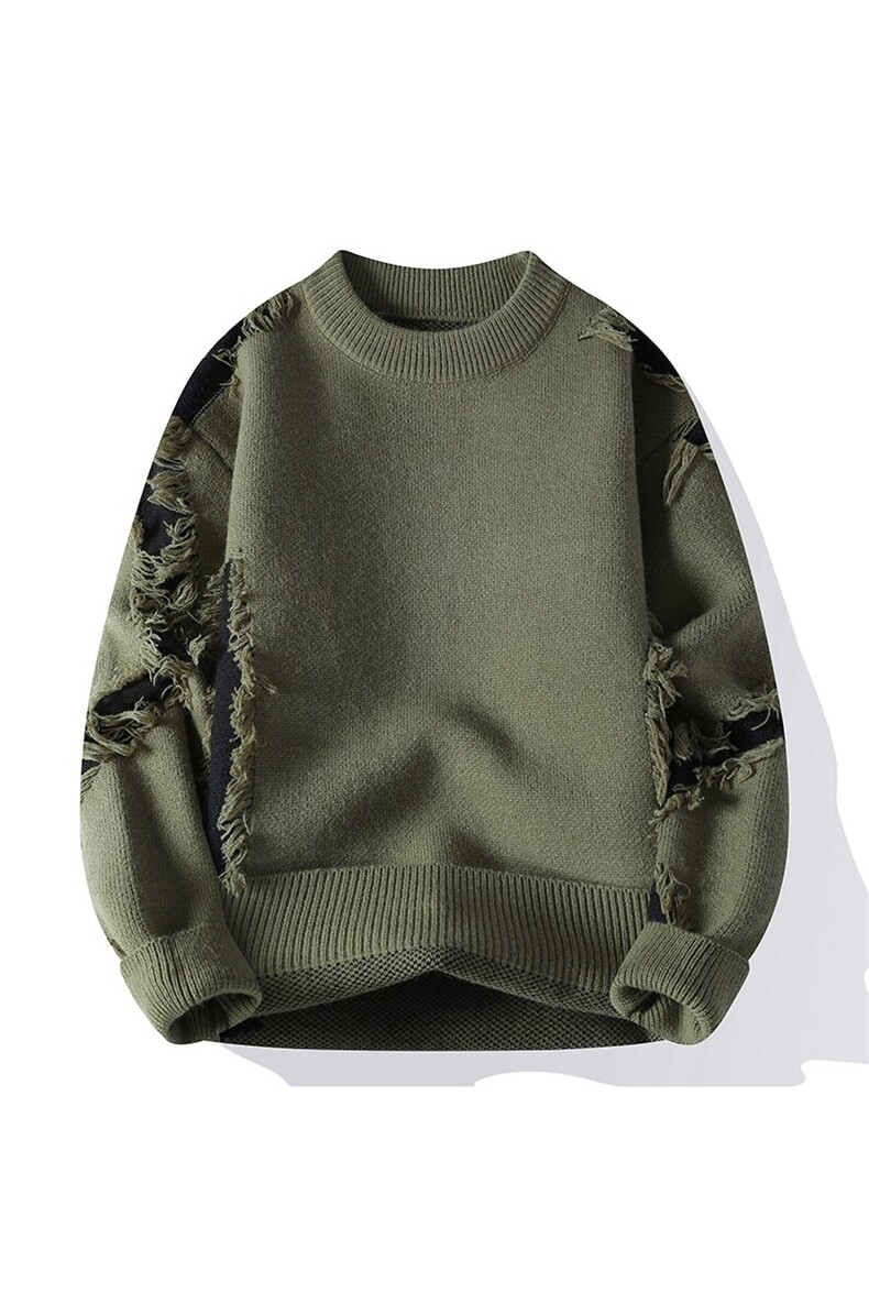 2024【新品】秋冬新款男士仿貂绒针织衫潮流百搭毛衣-M5158-P55,男装针织衫/毛衣,星座1105