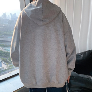 KS21072-P38 加绒P43 连帽开衫卫衣男运动外套大码班服图片
