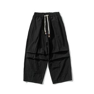 秋装 大码日系港风复古廓形伞兵裤男女潮流休闲工装裤潮 K279/P65图片