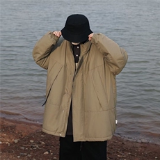 新款cityboy日系棉衣男秋冬款加厚港风外套复古情侣棉服M3164-P95，男装棉衣，星座1008-1