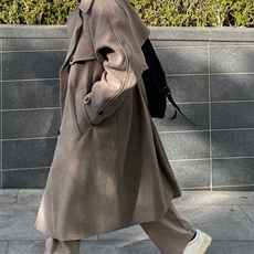 816B-DY1002-P120韩长款休闲呢子大衣风衣外套轻熟风，男装毛呢大衣，星座816B
