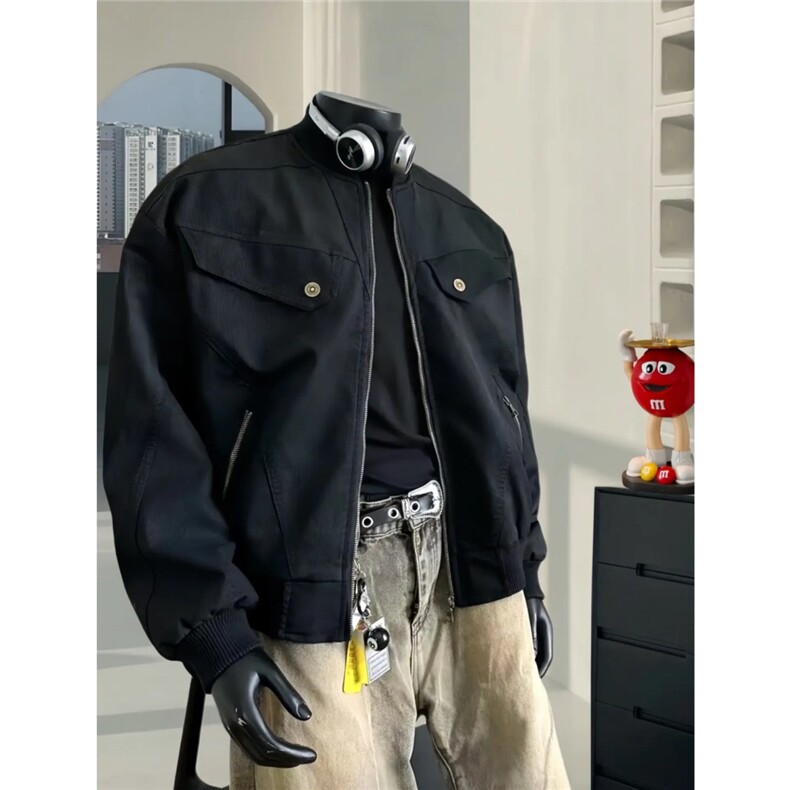 复古做旧工装夹克外套JK088-P90棉衣105,男装夹克,星座313A(原308A-2)