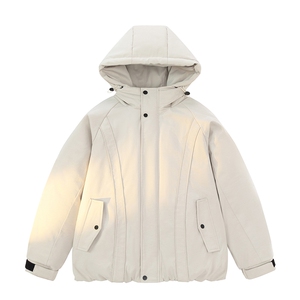 深度库存棉衣男宽松面包服连帽加厚棉袄DSA157B-M8855-P96图片
