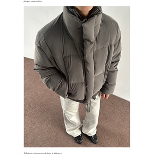 棉服男款冬季加厚保暖衣服男生2025新款韩版痞帅宽松棉衣外套图片