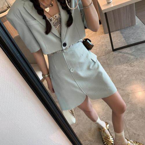 短袖薄西装，女装西装，XTZ style