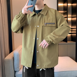 男士外套夹克工装2024新款男生潮牌冲锋衣服JK171-P78图片