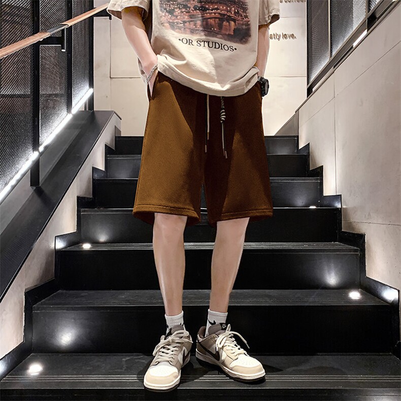 夏季直筒男士短裤潮流五分裤运动休闲裤子沙滩裤A266-TYKZ714-P25，男装休闲裤，电商A266