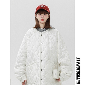 小众棉衣加厚夹克夹棉外套大码港风棉袄日系1016-1 W77 P108 K138图片