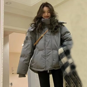棉衣女短款2025年冬季新款羽绒棉服宽松加厚面包服小个子棉袄外套