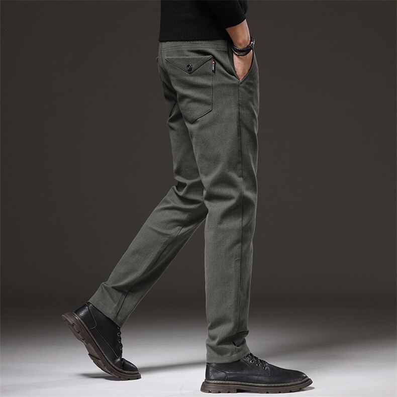 6612-p38有现货秋季品质休闲裤男中年秋冬韩版修身男士商务长裤，男装休闲裤，星座224-1