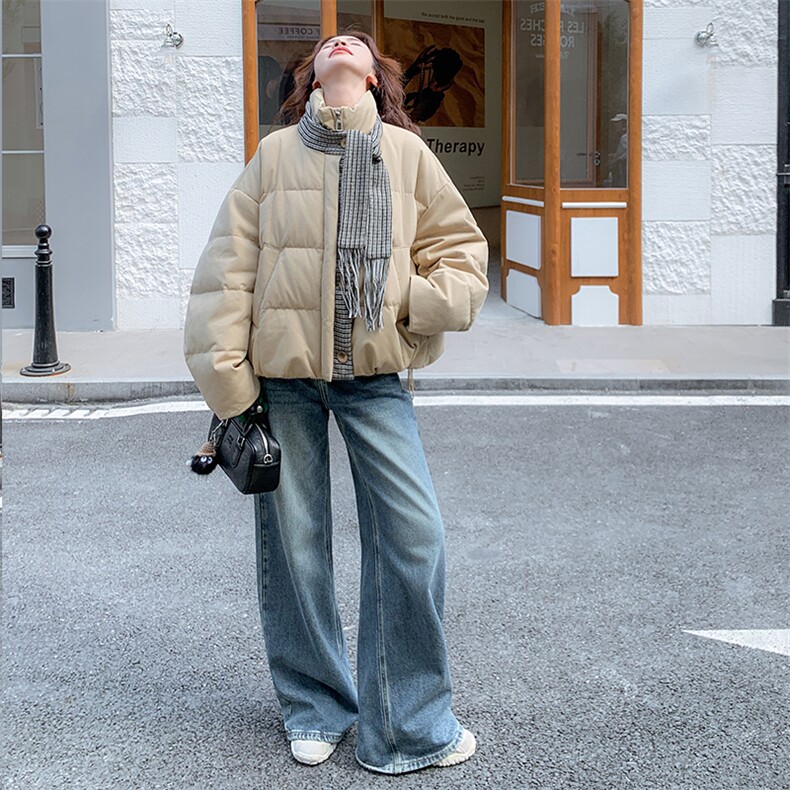新款大货已出2025年冬新羽绒服短外套50绒P255K398-2c280,女装短外套,2C280