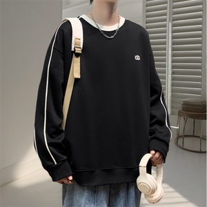 日系男潮流春秋卫衣长袖休闲百搭打底T恤衫TW2563-P58图片