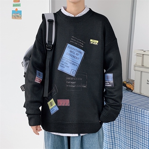 ！2023秋冬新款男士加厚圆领毛衣保暖针织衫毛线衣M803P50图片