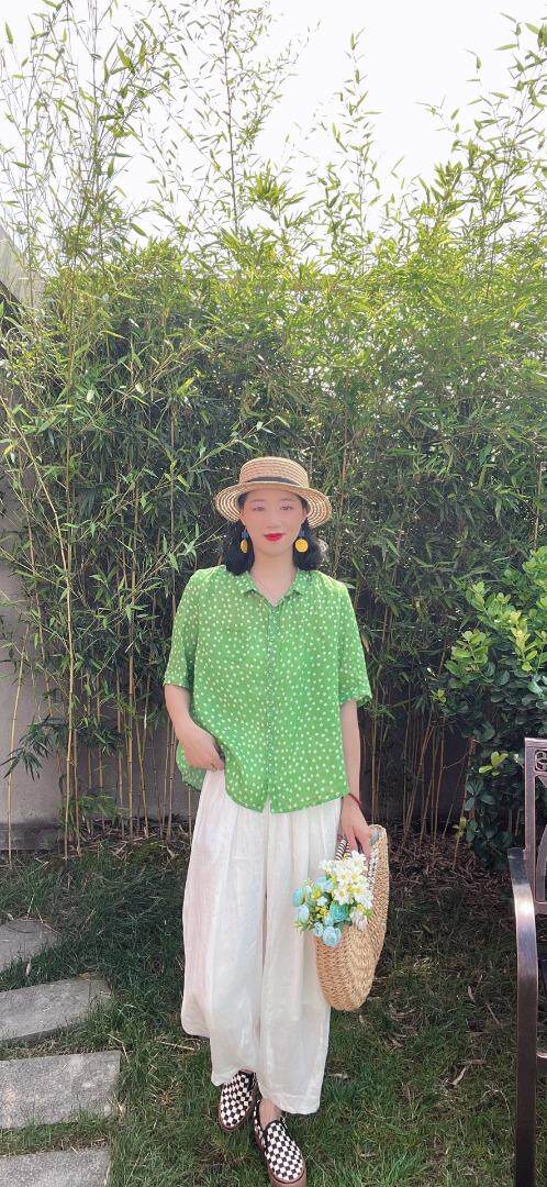 纯苎连衣裙小衫裤子裙子衬衣 时尚风 风淑女风休闲风，女装连衣裙，川哲