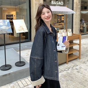 韩版时尚牛仔外套女2024年秋季新款超好看小个子休闲减龄夹克上衣图片