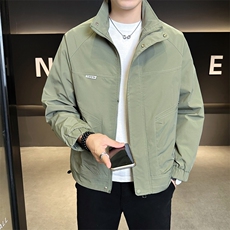 JK407-P80男士外套春秋季2026新款休闲青年夹克衫男装立领上衣，男装夹克，星座507A（原星座306B-2）