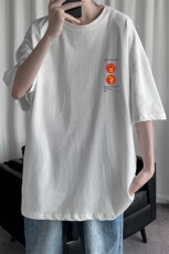 DX17093-P20纯棉短袖t恤男大码半袖打底衫宽松体恤衫港风，男装T恤，电商A040