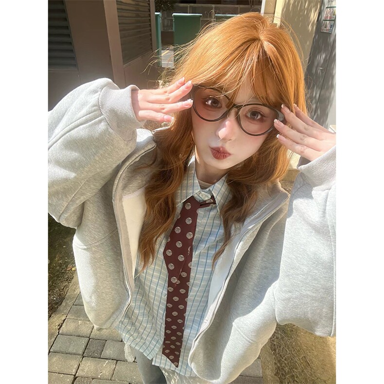 抖音得物高品质二开25秋冬美式高街重磅结构高领连帽卫衣外套W62，男装卫衣，电商A486-1