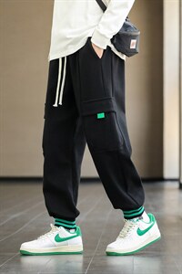 高品质秋季新款运动裤男束脚宽松卫裤潮流休闲长裤篮球裤子图片