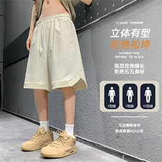 现货夏季工装短裤男ins潮牌休闲百搭潮流痞帅五分裤D02516-P40，男装牛仔裤，星座308B-2