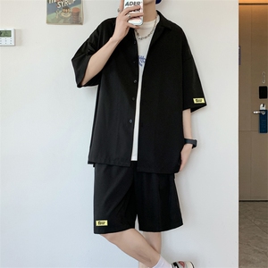 青少年运动套装男夏季短袖男装潮流帅气高中学生夏装TZ006-特批60图片