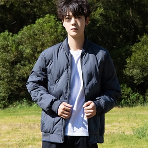 冬季新款压花设计褶皱保暖加绒加厚连帽棉衣小众外套MY5918 P80图片