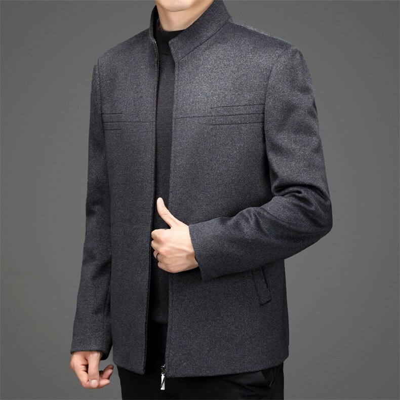 BW61575钱塘2020-2中年男士冬季厚款商务休闲立领夹克外套P303,男装夹克,钱塘207-2