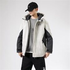 新款羽绒服男韩版宽松短款冬季连帽白鸭绒外套潮A436-2166，男装羽绒服，电商A436