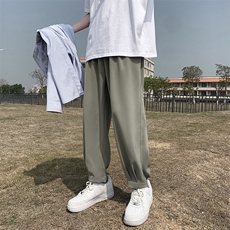DS950TP25港风轻薄透气冰丝裤子男生夏季速干宽松垂感西裤九分裤，男装西裤，电商A102