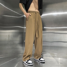 春季新款潮流ins纯色西裤男2023直筒型时尚潮牌休闲裤K6337-P35，男装休闲裤，星座512-2