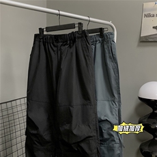 美式机能防风防水加绒加厚保暖冲锋裤休闲裤D309B-K65加绒-P60，男装休闲裤，电商D309B