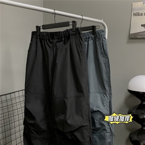 美式机能防风防水加绒加厚保暖冲锋裤休闲裤 D309B-K65加绒-P60图片
