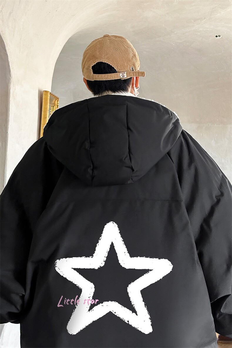 控128加绒面包服男大码羊羔毛棉衣男MY16286-P100,男装棉衣,电商A040