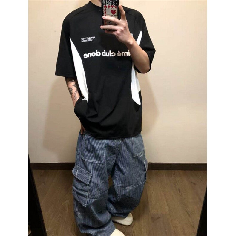 网图现货！美式短袖速干户外运动男女百搭短袖-EX50755-特批40,男装T恤,电商A061