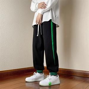 秋季新款男百搭港风红地板卫裤K3207-P40控78图片