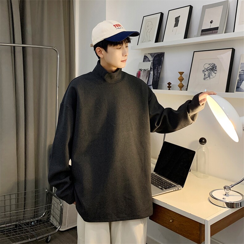 秋冬高领德绒卫衣男有加绒WY965-P35,男装卫衣,星座210-1