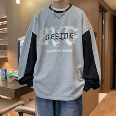 B266-T02-P6023春季新款宽松休闲套头情侣百搭卫衣，男装卫衣，星座B257-1