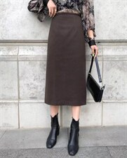 2021秋冬新款时尚纯色光版修身显瘦简约百搭中长款半身袖，其它，L·H·X