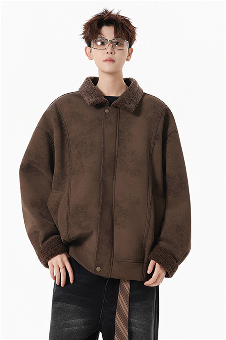 M9619-P110冬季美式新款皮毛一体棉衣,男装棉衣,星座109