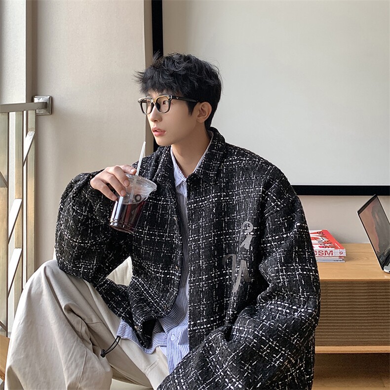 1小香风大码M-5XL面料：聚酯纤维潮长袖衬衣CCS8019P45控68，男装衬衫，星座226-2