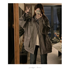 现货 外套麂皮绒双面穿潮牌男女宽松休闲上衣夹克 Z059-特批P48,男装夹克,电商C233B, 现货 外套麂皮绒双面穿潮牌男女宽松休闲上衣夹克 Z059-特批P48,男装夹克,电商C233B,