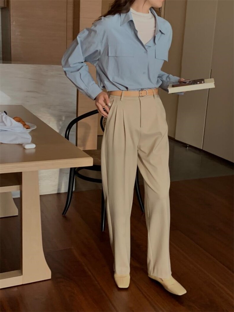 〖现货〗秋冬新款直筒扡地裤，其它，炽元素