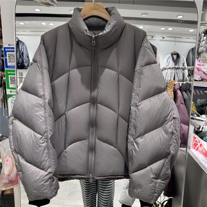 (网图)90白鸭绒263-303克泡芙立领羽绒服保暖313B-9909-P360,男装羽绒服,星座313B