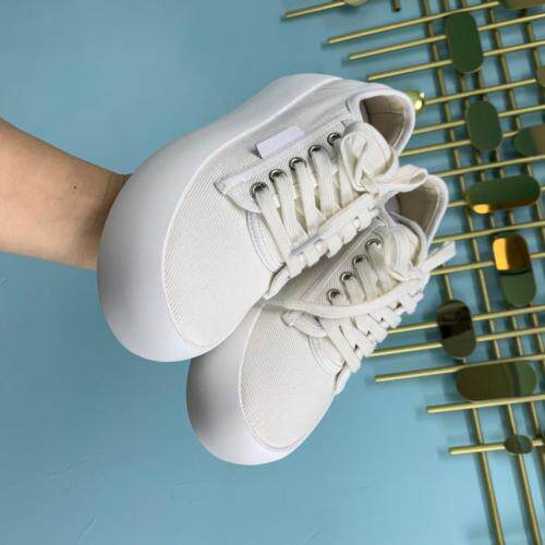 2021新款韩版时尚休闲潮流厚底帆布鞋，其它，她他麦